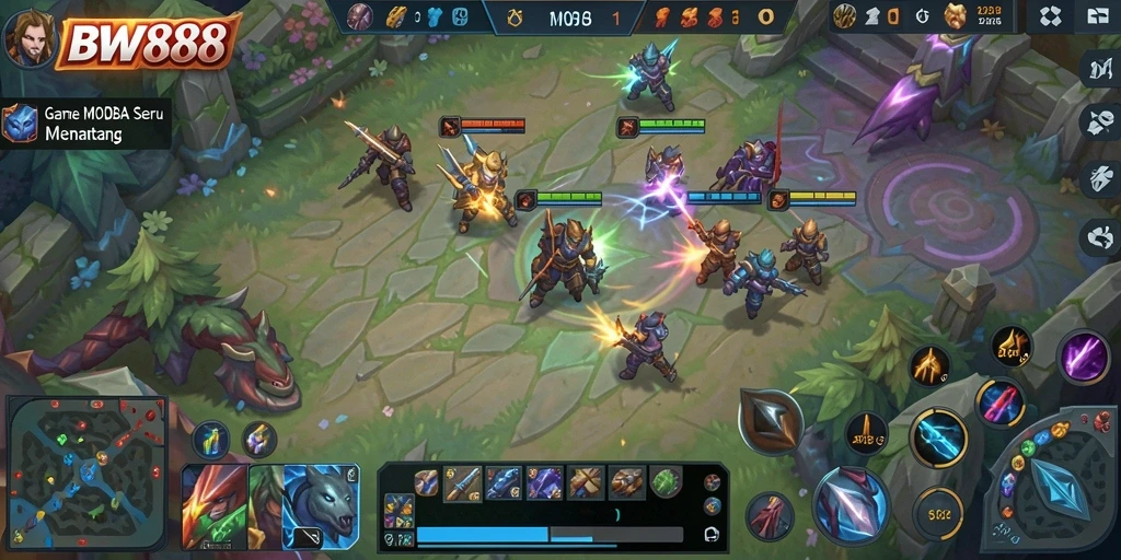 Screenshot gameplay BW888 menampilkan aksi seru dan grafis yang memukau.