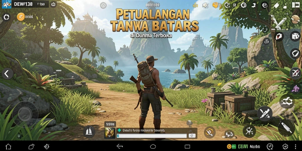 Tampilan luar biasa dunia terbuka DEWI138 yang memukau.