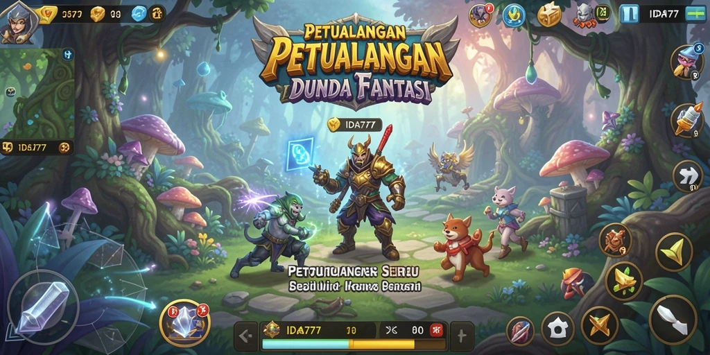 Tampilan gameplay IDA777 dengan misi petualangan yang seru.