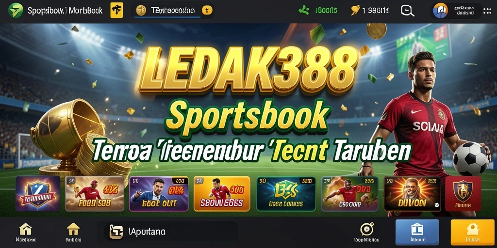 Screenshot utama LEDAK388 menunjukkan tampilan permainan taruhan yang menarik.