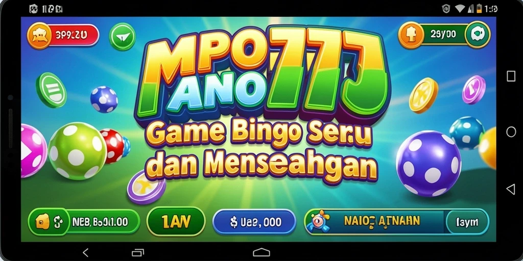 Menampilkan gameplay seru dan interaktif dari MPO777 Bingo.