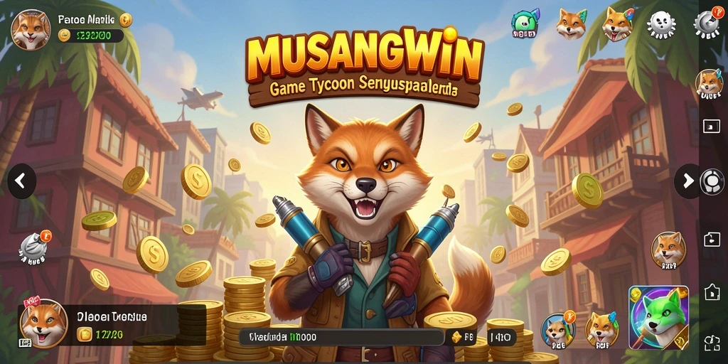 Tampilan gameplay <strong>MUSANGWIN</strong> yang menarik dan menyengankan.
