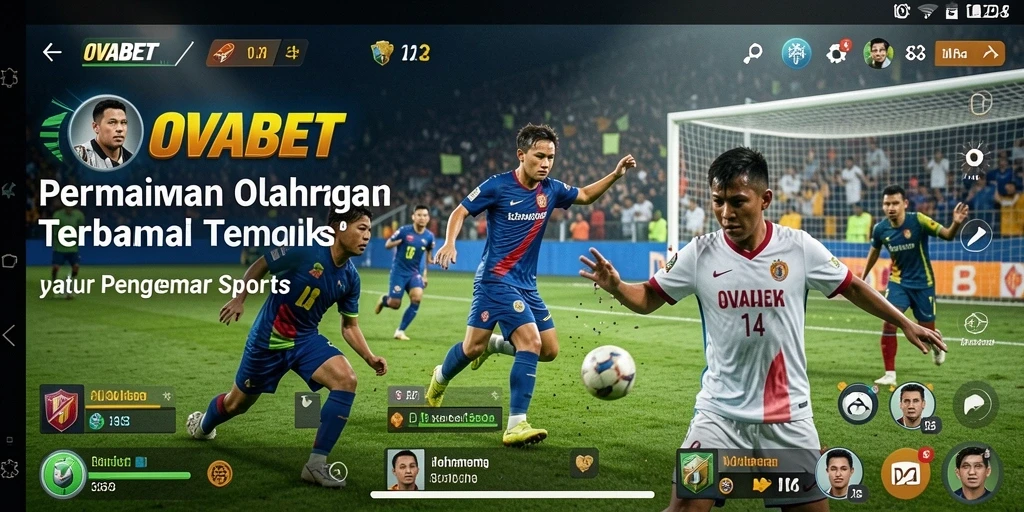Screenshot gameplay OVABET yang menampilkan aksi olahraga seru.