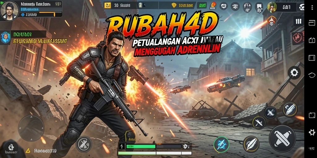 Tampilan menegangkan dalam RUBAH4D saat pertempuran aksi.